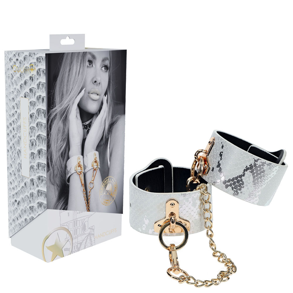 OUCH! Florence Collection - Handcuffs - White Restraints Shots Toys
